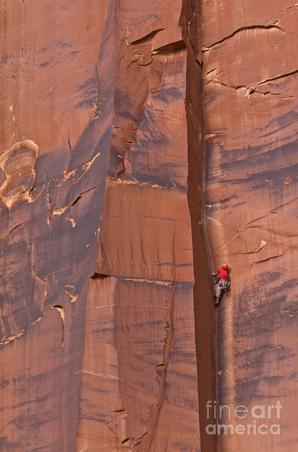 Climber Indian Creek Photograph by Yva Momatiuk John Eastcott