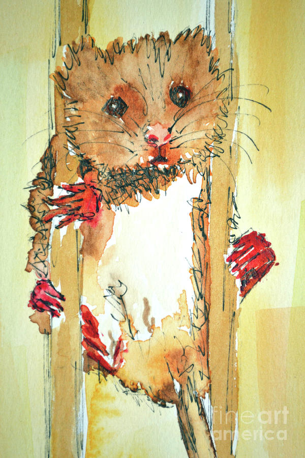 Climbing Mouse Painting