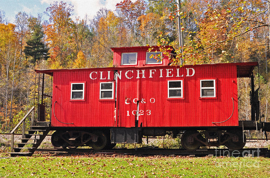 Clinchfield Caboose Photograph by Lydia Holly