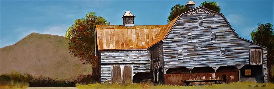 Cline Barn Painting by Jim Harris