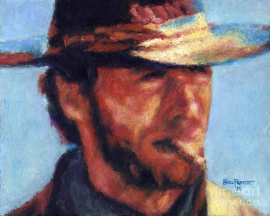 Clint Eastwood Painting - Clint Eastwood - High Plains Drifter by Bill Pruitt