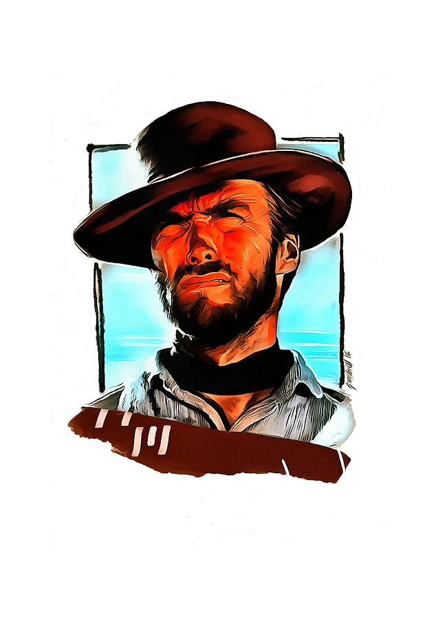 Clint Eastwood Digital Art by Lanaya Smiley - Fine Art America