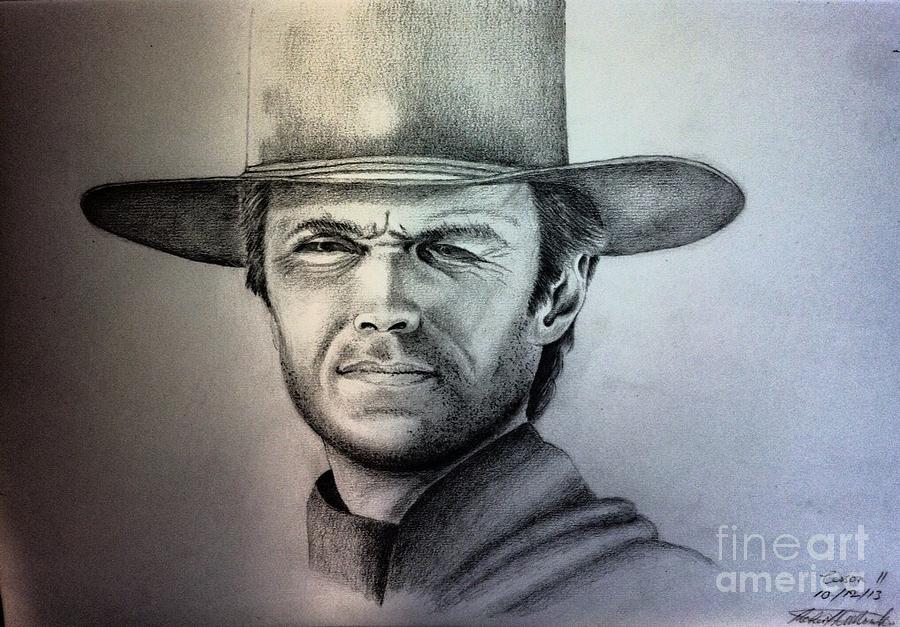 Clint Eastwood Portrait by Robert Monk Clint Eastwood Portrait by Robert Monk