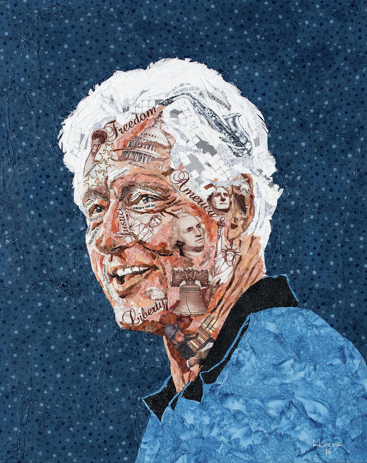 Clinton-The President and the Man Painting by Mihira Karra