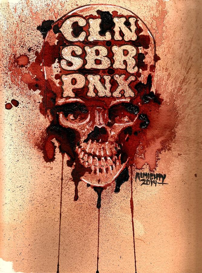 Cln Sbr Pnx Painting by Ryan Almighty