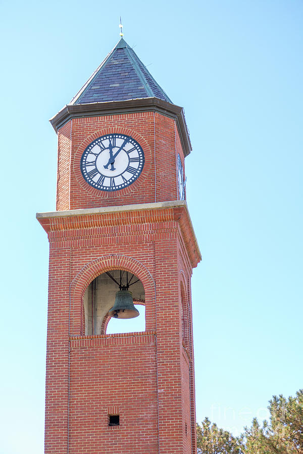 Clock and Bell Tower Photograph by Ann Horn