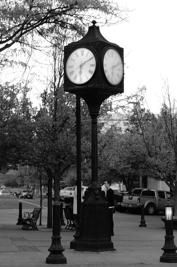 Clock Photograph by Jean Evans