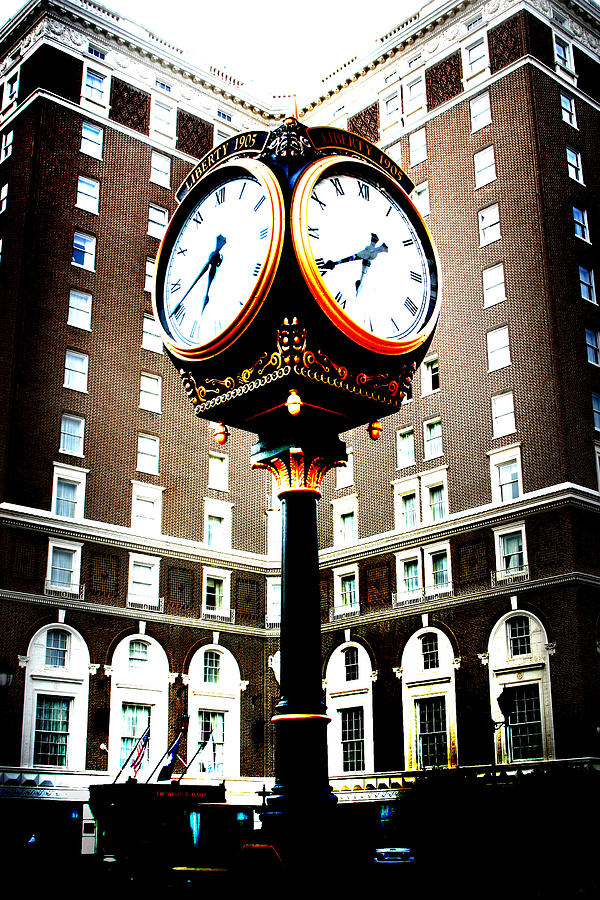 Architecture Photograph - Clock by Kelly Hazel
