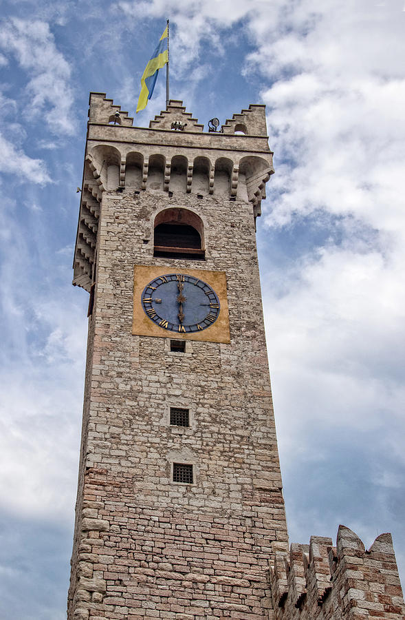 Clock Tower Trento Italy Photograph by Carolyn Derstine