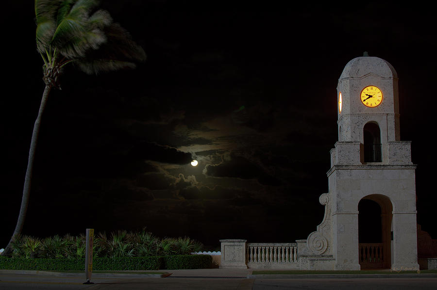 Clock Tower Worth Avenue Palm Beach 3 Photograph by Ken Figurski