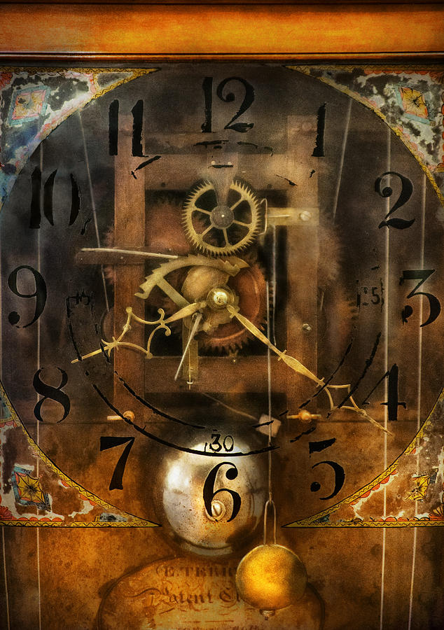 Science Fiction Photograph - Clockmaker - A sharp looking time piece by Mike Savad