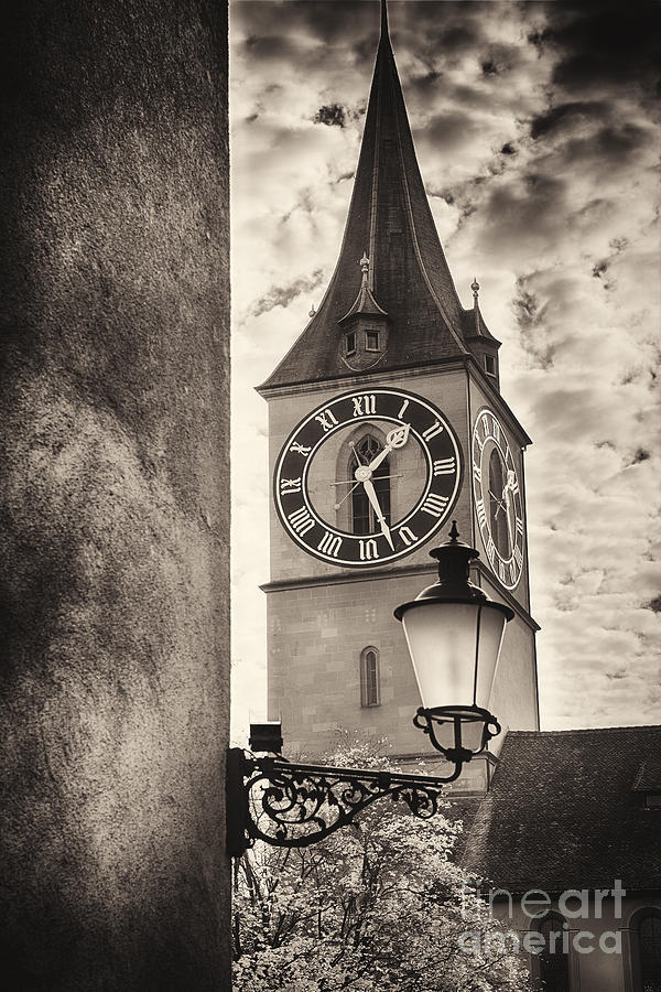 Architecture Photograph - Clocktower View by George Oze