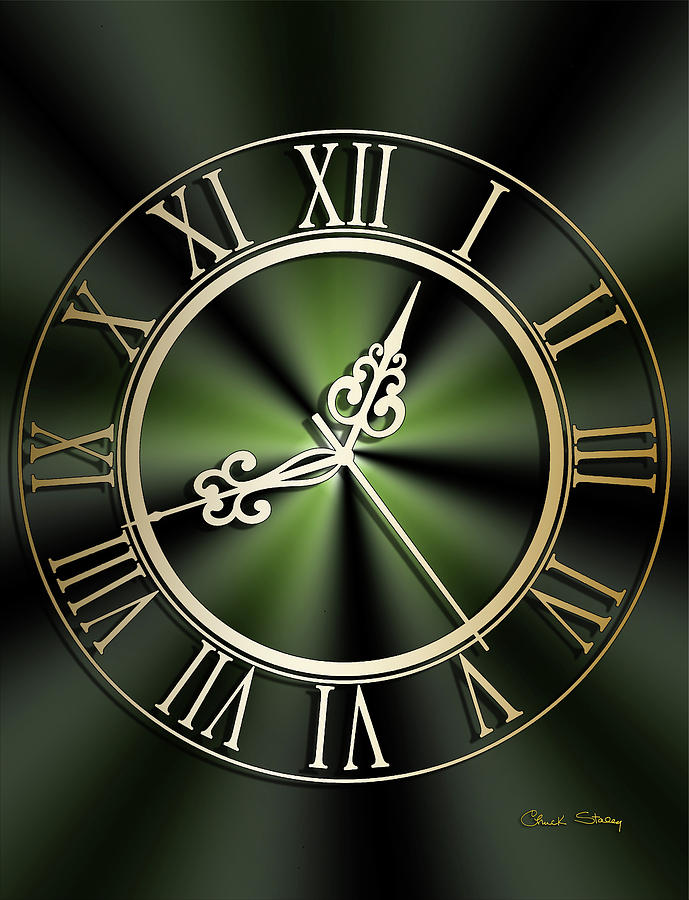 Clockwork Emerald Digital Art by Chuck Staley