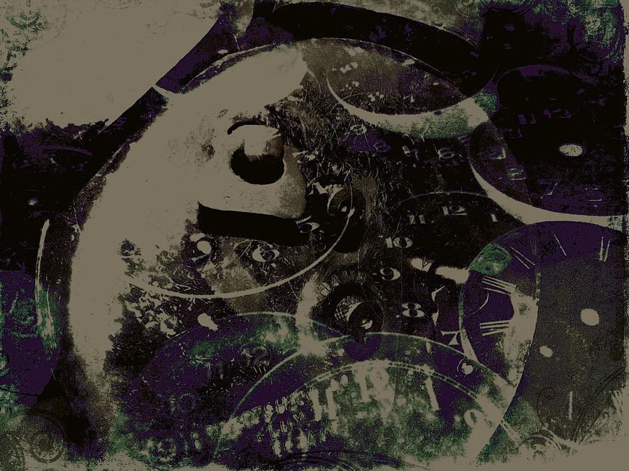 Clockworks Abstract Digital Art by Cathy Anderson