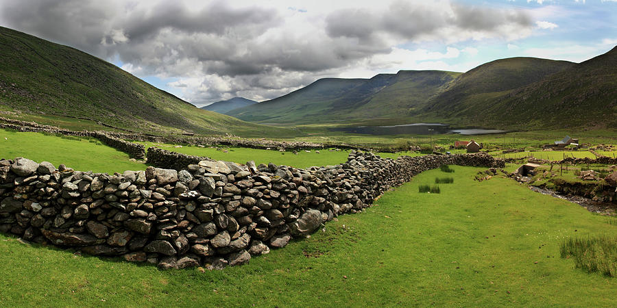 Cloghane valley Walls Photograph by Mark Callanan