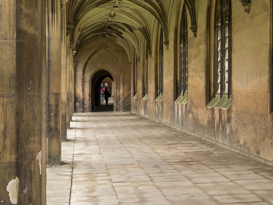 Cloisters at St Johns  Photograph by Jean Noren