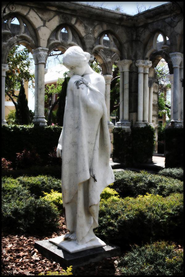 Cloisters Statue Photograph by Hermes Fine Art