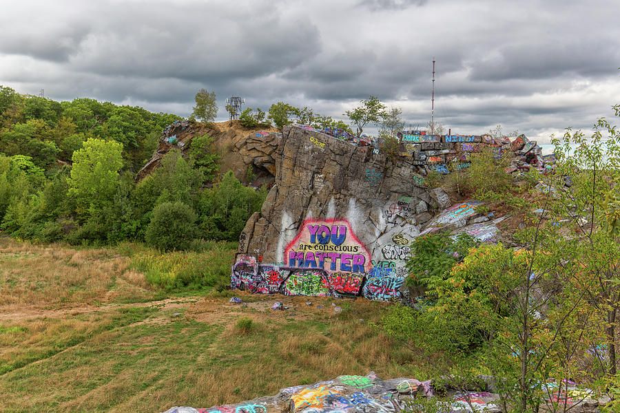 Cloouds Over Quincy Quarries Photograph by Brian MacLean