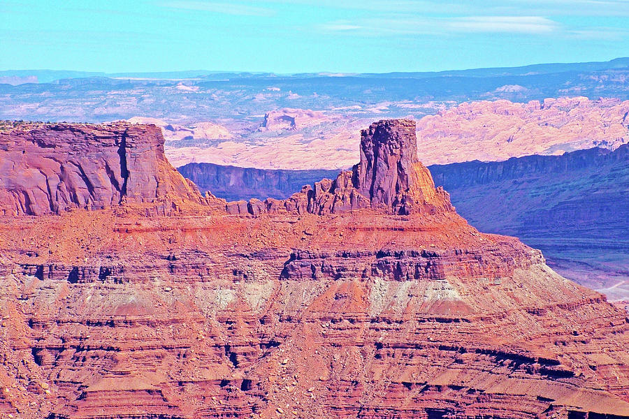 Close and Distant View in Dead Horse Point State Park, Utah Photograph by Ruth Hager