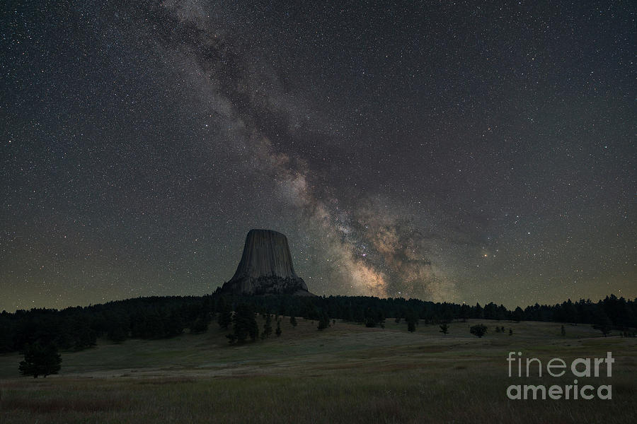 Close Encounters Of The Third Kind Devils Tower Photograph by Michael Ver Sprill