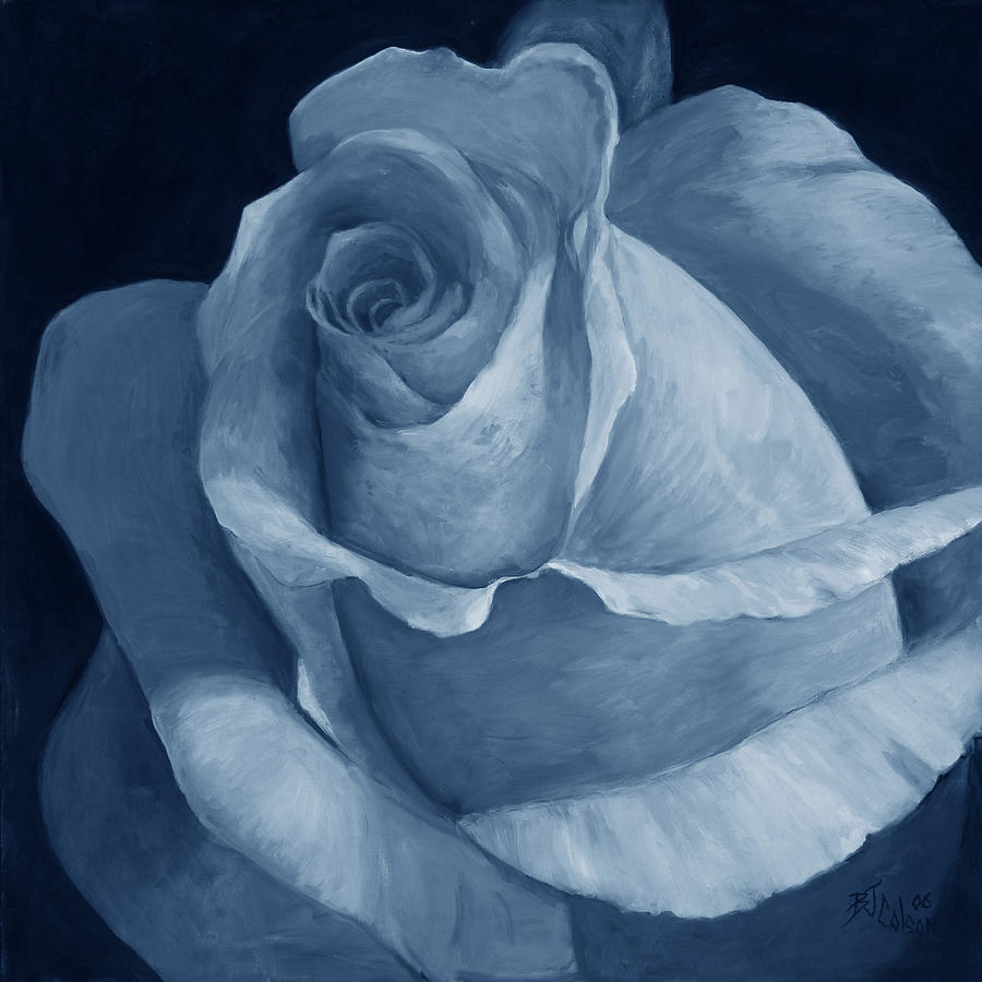 Close to Perfection Blue Painting by Billie Colson