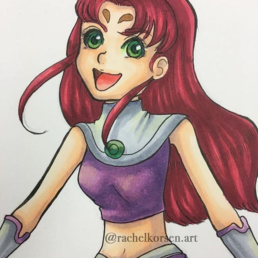 Starfire Photograph - Close Up Coloring Of Yesterdays Post by Rachel Korsen