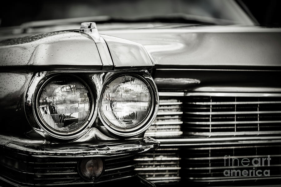 Close up detail of restored classic American car. Photograph by Michal Bednarek