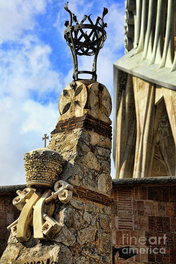 Close Up Details La Sagrada Familia Barcelona Spain  Photograph by Chuck Kuhn
