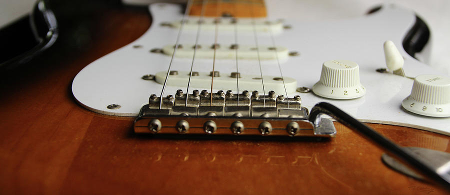 Close up Electric Guitar Photograph by Tom Conway