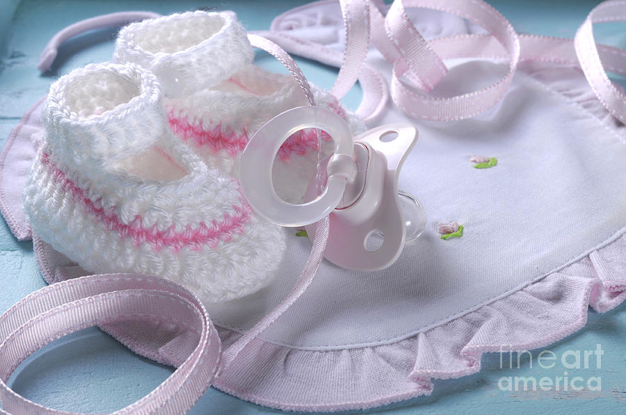 Close up of baby girl nursery Photograph by Milleflore Images