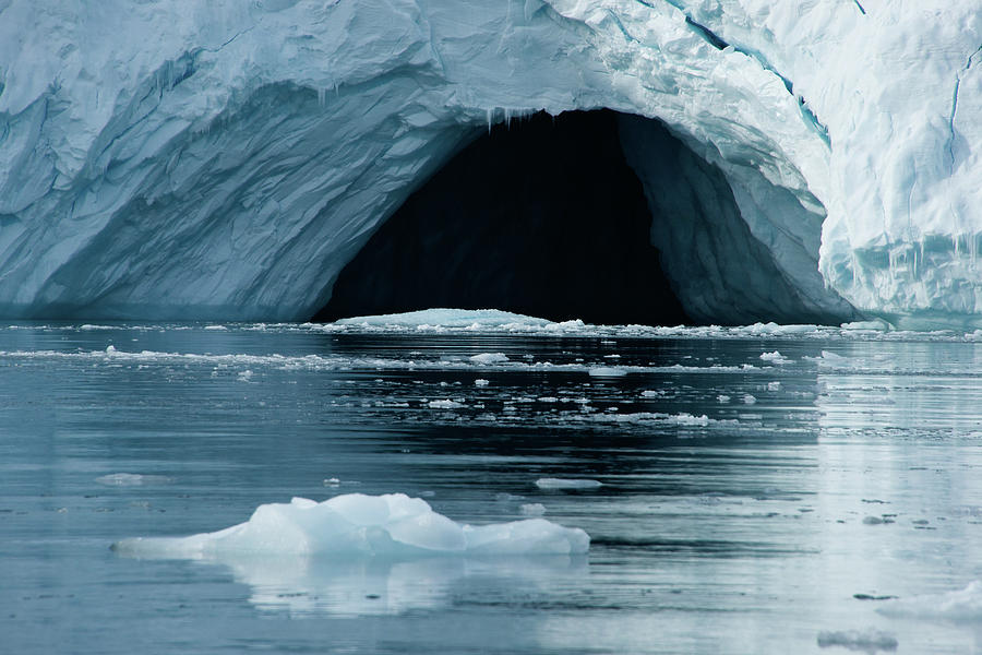 Close-up of cave in Arctic ice cliff Photograph by Ndp - Fine Art America