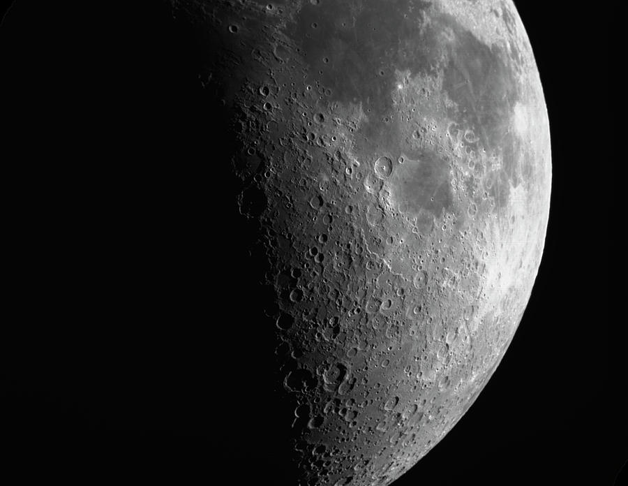 Close-up of Moon Photograph by Peter Ponzio