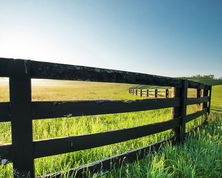 Close Up of Old Horse Fence Photograph by Kelly VanDellen