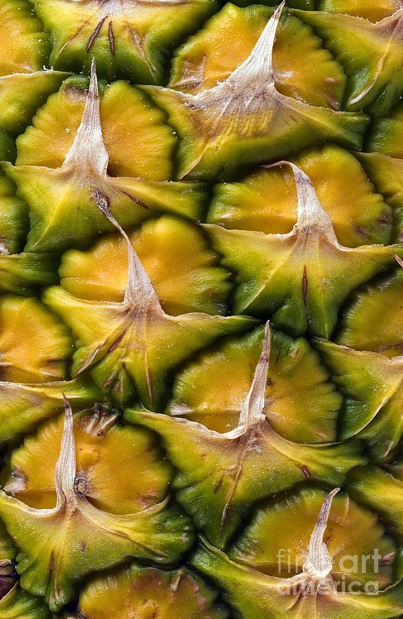 Abstract Photograph - Close-up Of Pineapple by Medicimage