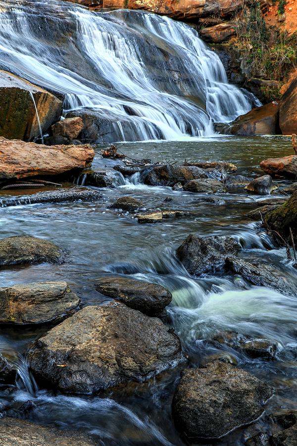 Close Up Of Reedy Falls in South Carolina Photograph by Carol Montoya