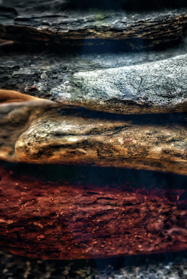 Close up of Rock Cairn at Buddha Beach - Sedona Photograph by Jennifer Rondinelli Reilly - Fine Art Photography
