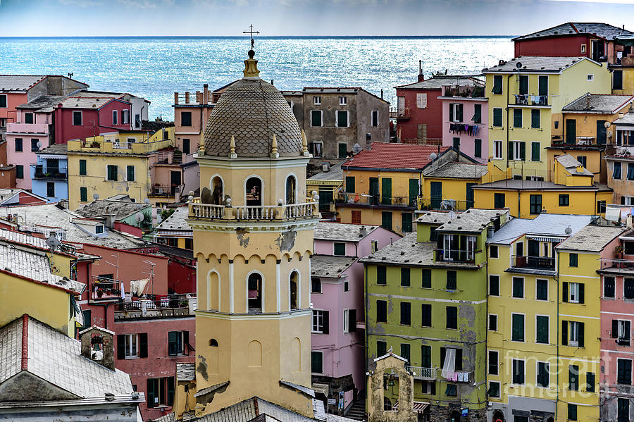 Close Up Of Vernazza Buildings, Cinque Terre, Italy by Global Light Photography - Nicole Leffer Close Up Of Vernazza Buildings, Cinque Terre, Italy by Global Light Photography - Nicole Leffer