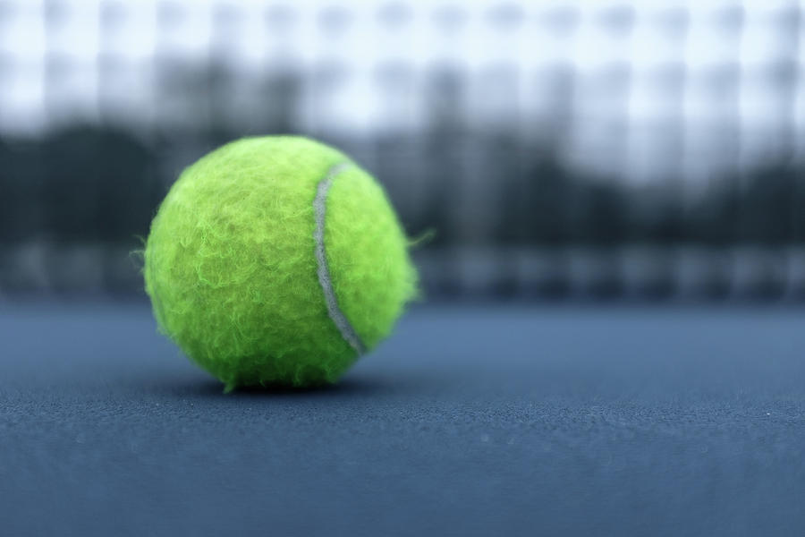 Close Up Tennis Ball Photograph by Doug Ash