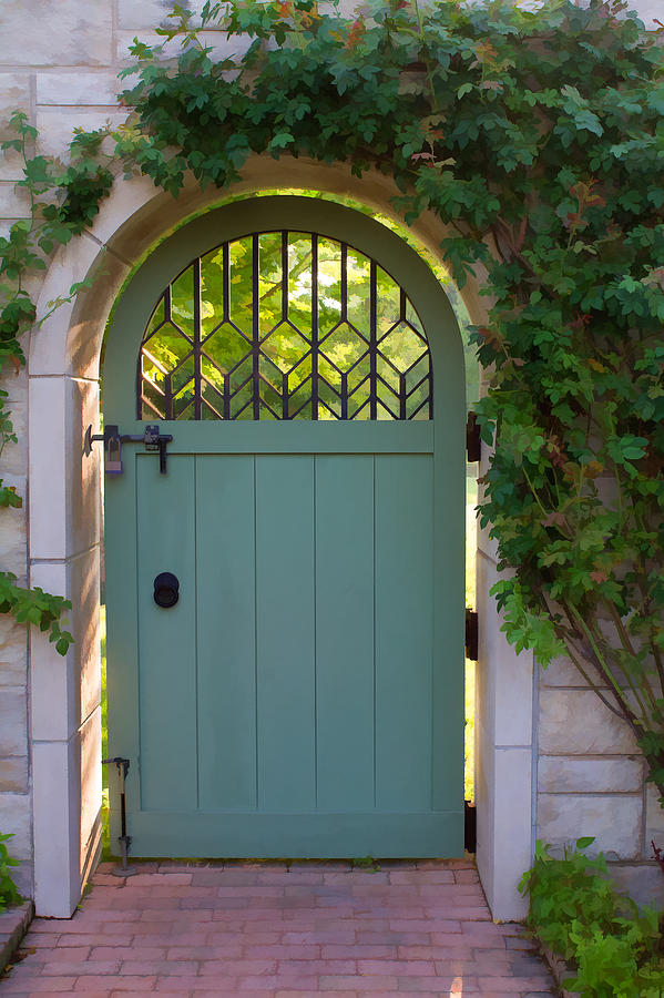 Closed Garden Gate Photograph by Henry Fitzthum