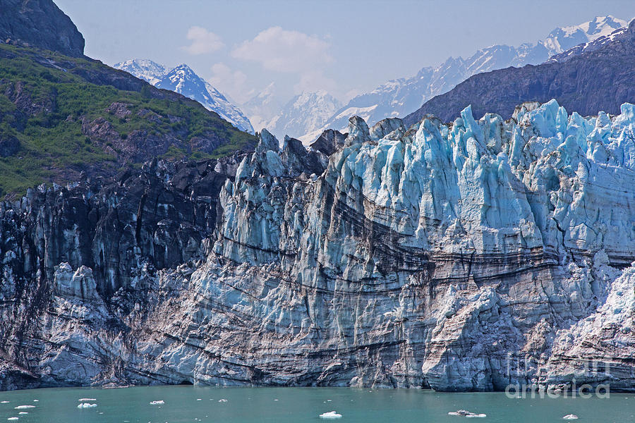 Closer View of Margerie Glacier Photograph by Robert Pilkington