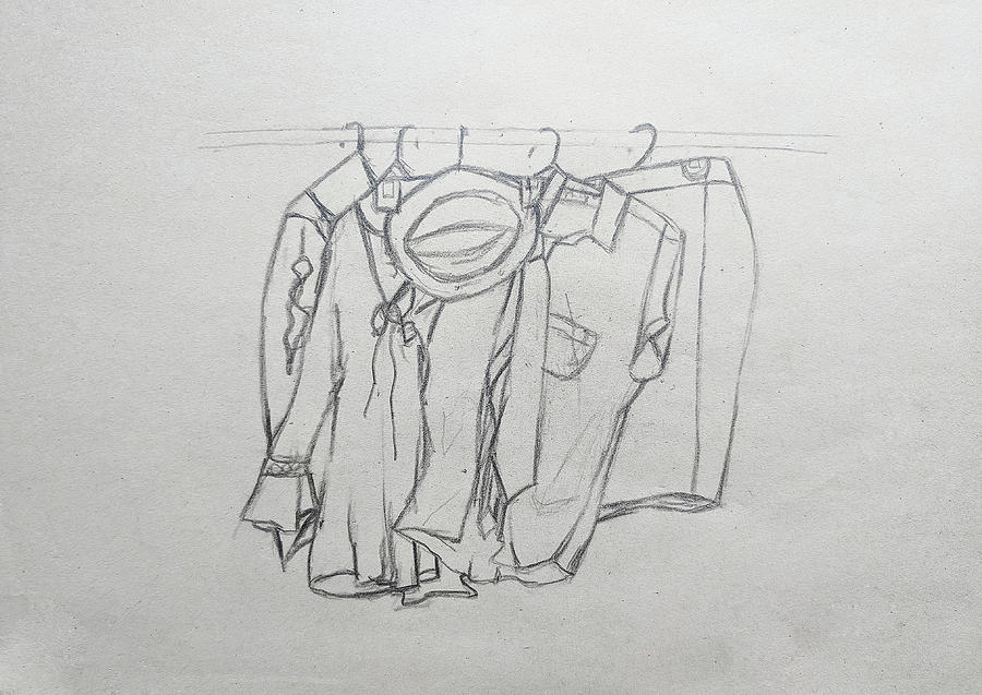 Closet Drawing by Emily Perry - Fine Art America