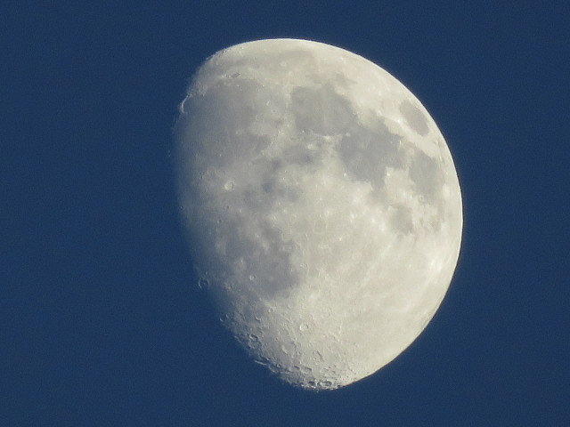 Moon Photograph - Closeup by Josias Tomas