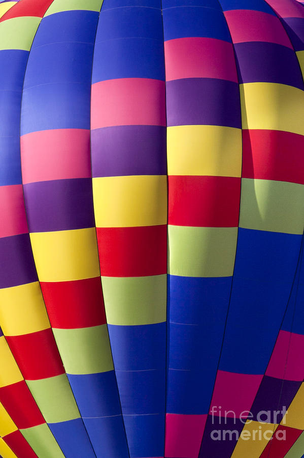 Closeup of Hot Air Balloon Photograph by Anthony Totah