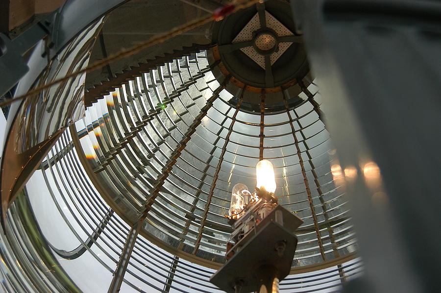 Closeup of Lighthouse Photograph by Wanda Jesfield