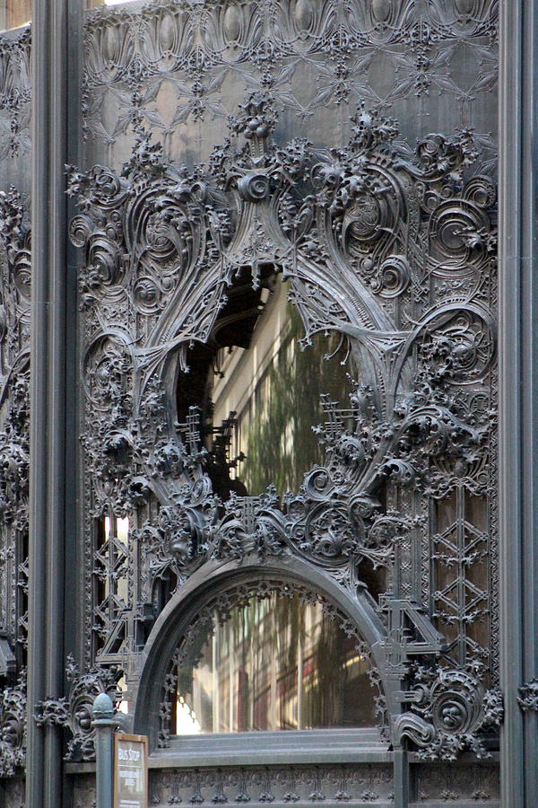 Closeup of the Carson Pirie Scott and Co Elevator Photograph by Colleen Cornelius