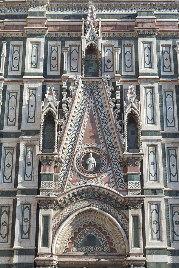 Architecture Photograph - Closeup of the Dome of Santa Maria del Fiore  by Jaroslav Frank
