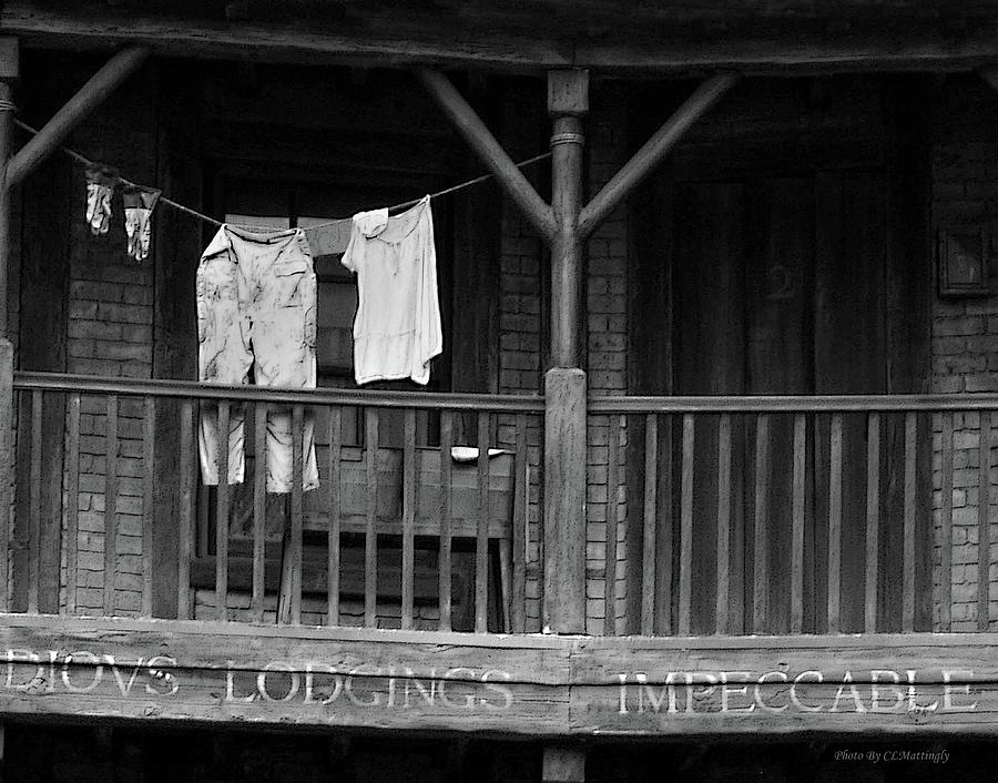 Clothes on a Line Photograph by Coke Mattingly