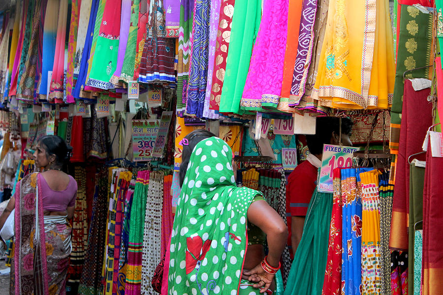 Clothing Shop in Madhavbaug, Mumbai Photograph by Jennifer Mazzucco