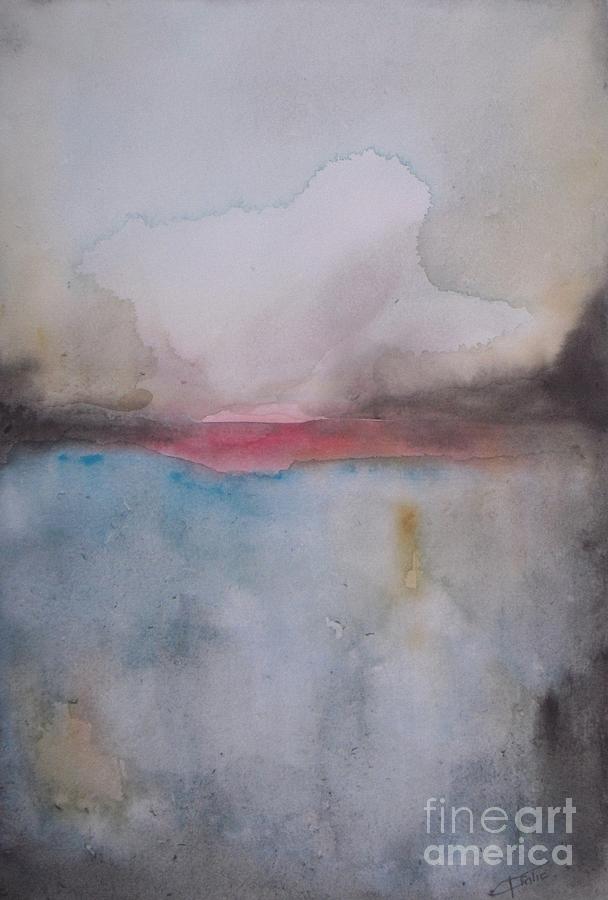 Cloud Over the Lake Painting by Vesna Antic