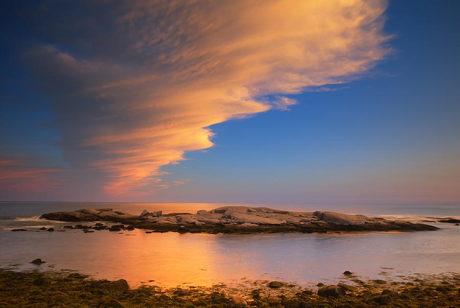 Cloud and Island Photograph by Irwin Barrett